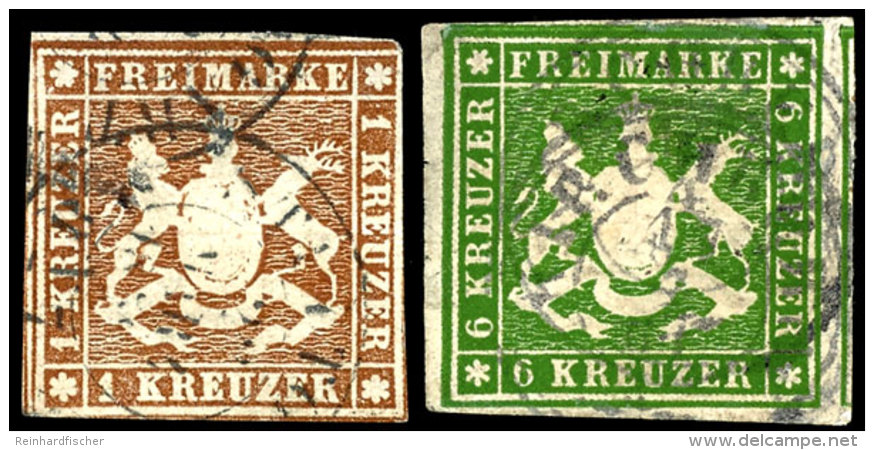 1 Bis 9 Kr Gestempelt Mit 11a, 12a, 13a(2), 13b, 14a (13b Winzig D&uuml;nn, Sonst Pracht), Mi. 878,--, Katalog:... - Otros & Sin Clasificación