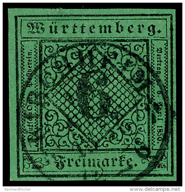 6 Kr. A. Blaugr&uuml;n, Type III, Farbfrisches Und Allseits Gut Voll/breitrandiges Luxusst&uuml;ck Mit Sauber... - Otros & Sin Clasificación