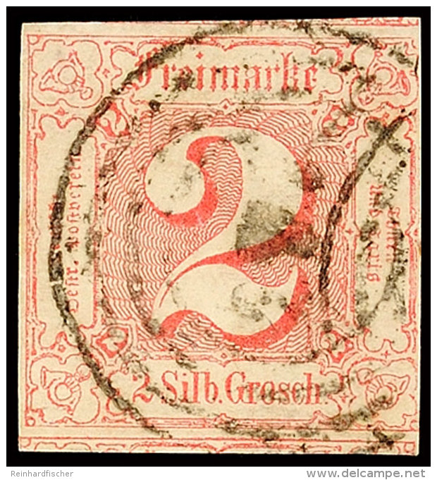 2 Sgr Dunkelrosarot Tadellos Gestempelt Kabinett, Mi. 50.-, Katalog: 16 O2 Sgr Dark Rose Red Neat Cancelled... - Otros & Sin Clasificación