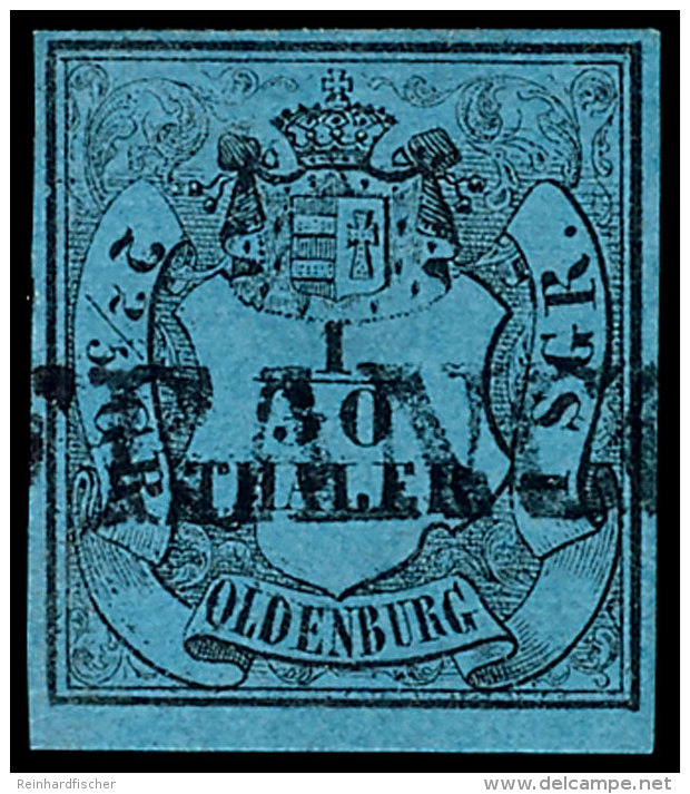 1/30 Thaler In Type II Tadellos Gestempelt, Tiefst Dopp. Gepr. Berger BPP, Mi. 120,--, Katalog: 2II O1 / 30... - Oldenbourg