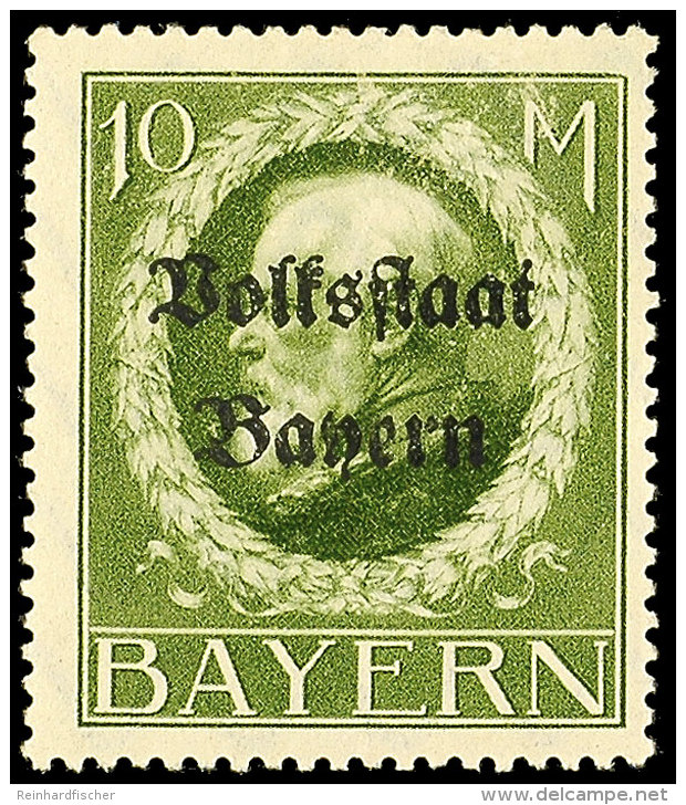 10 Mark Gr&uuml;n In Type I Ungebraucht, Gepr. Helbig, Mi. 30,-, Katalog: 132IA *10 Mark Green In Type I... - Otros & Sin Clasificación