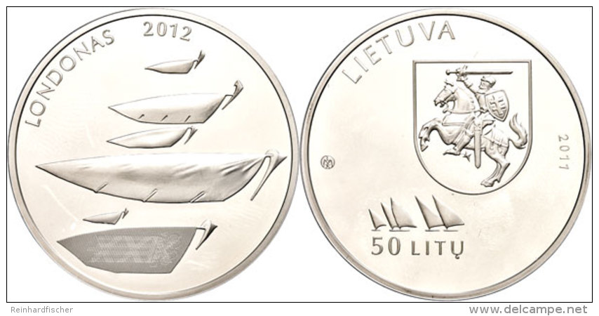 50 Litu, 2011, XXX. Olympische Sommerspiele 2012 In London, Sch&ouml;n 107, In Papieretui Mit Kapsel Und... - Lituania