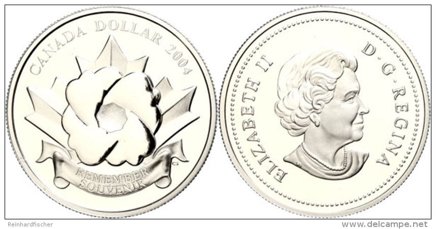 1 Dollar, 2004, Landung Der Alliierten In Der Normandie, Sch&ouml;n 548, Im Etui Mit OVP Und Zertifikat, Auflage... - Canada