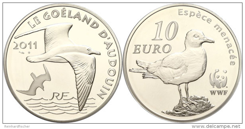 10 Euro, 2011, 50 Jahre World Wildlife Fund - Korallenm&ouml;we, KM 1806, Sch&ouml;n 1214, Im Etui Mit OVP Und... - Otros & Sin Clasificación