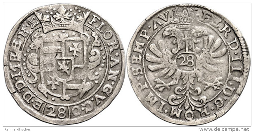Gulden (28 St&uuml;ber), O.J. (1603-1667), Mit Titel Ferdinand II., Dav. 714, Ss.  SsGuilder (28 St&uuml;ber),... - Otros & Sin Clasificación