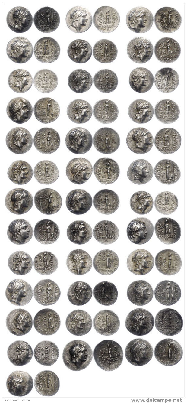 KAPPADOKIEN, Sammlung Von 37 Drachmen. Darunter Viele Pr&auml;gungen Unter Ariarathes IV (Simonetta 13a, 16a (4x)... - Otros & Sin Clasificación