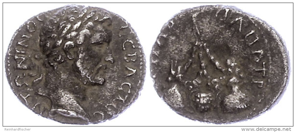 Kaisareia, Kappadokien, Didrachme, (5,82g), Antoninus Pius, 138-161. Av: B&uuml;ste Nach Rechts, Darum Umschrift.... - Provincia