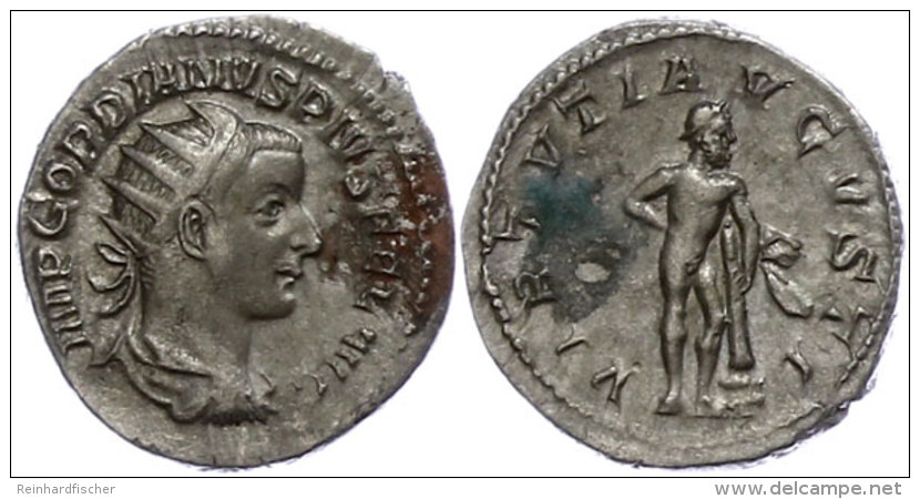 Gordianus III., 238-244, Antoninianus (4,10g), Rom. Av: B&uuml;ste Nach Rechts, Darum Umschrift. Rev: Stehender... - Otros & Sin Clasificación