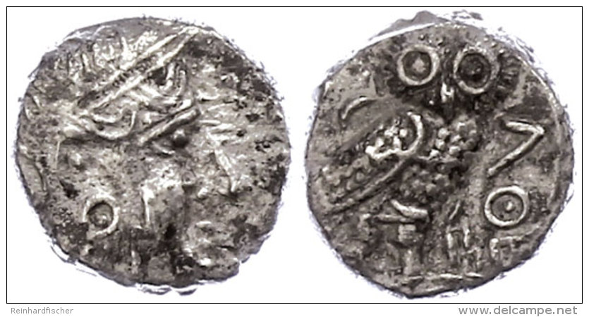 Sab&auml;er, Drachme (5,02g), Ca. 3. Jhd. V. Chr.. Av: Athenakopf Mit Attischem Helm Nach Rechts. Rev: Stehende... - Sin Clasificación