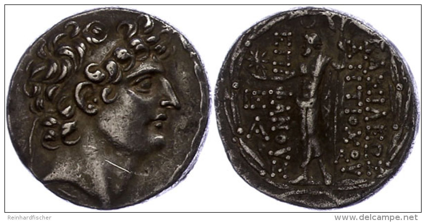 Antiochia Am Orontes, Tetradrachme (16,26g), Antiochos VIII., 121-113 V. Chr. Av: Kopf Nach Rechts. Rev: Stehender... - Sin Clasificación