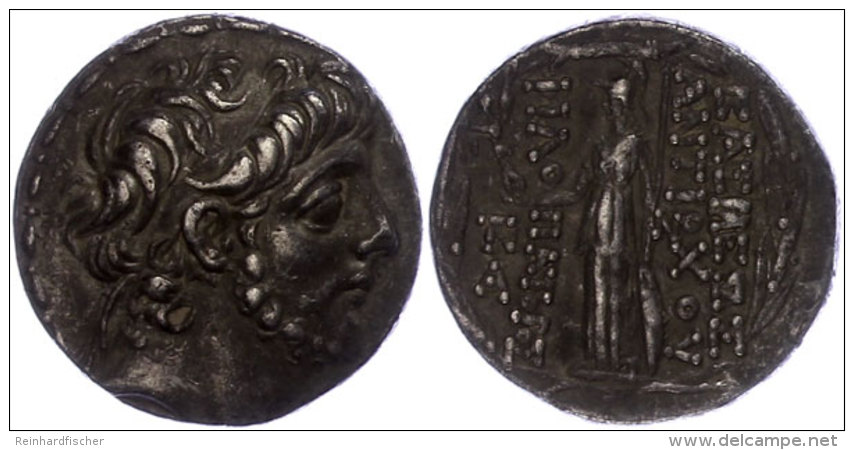 Antiochia Am Orontes, Tetradrachme (16,25g), Antiochos IX., 113-112 V. Chr. Av: Kopf Nach Rechts. Rev: Stehende... - Sin Clasificación