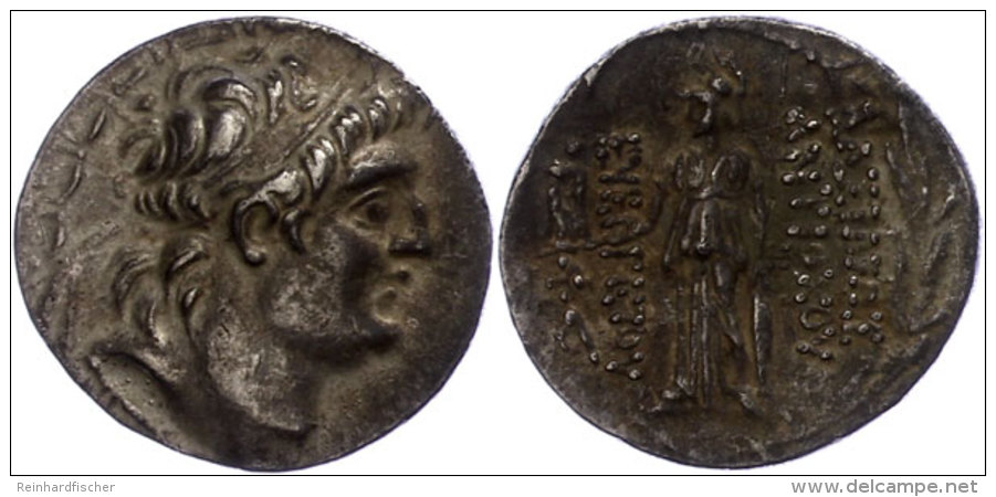 Antiochia Am Orontes, Tetradrachme (15,33g), Antiochos VII., 138-129 V. Chr. Av: Kopf Nach Rechts. Rev: Stehende... - Sin Clasificación