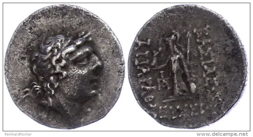 Drachme (3,93g),101-87 V. Chr., Ariarathes IX. Eusebes Philopator. Av: Kopf Nach Rechts. Rev: Athena Mit Schild Und... - Sin Clasificación