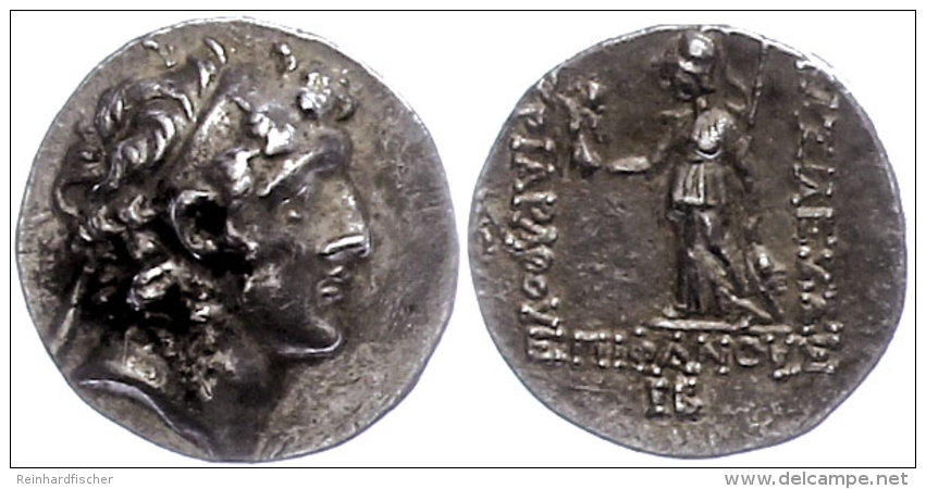 Drachme (4,16g),130-116 V. Chr., Ariarathes VI. Epiphanes Philopator. Av: Kopf Nach Rechts. Rev: Athena Mit Speer... - Sin Clasificación