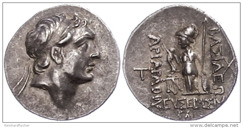 Drachme (4,24g), 220-163 V. Chr., Ariarathes IV. Eusebes. Av: Kopf Nach Rechts. Rev: Athena Mit Speer Und Schild... - Non Classés