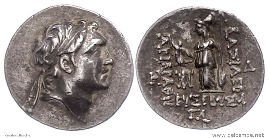 Drachme (4,15g), 220-163 V. Chr., Ariarathes IV. Eusebes. Av: Kopf Nach Rechts. Rev: Athena Mit Speer Und Schild... - Sin Clasificación