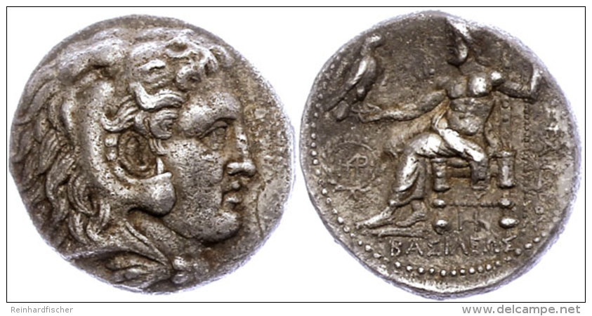 Babylon, Tetradrachme (16,80g), Postum, 317-311 V. Chr., Alexander III. Av: Herakleskopf Mit L&ouml;wenfell Nach... - Non Classés