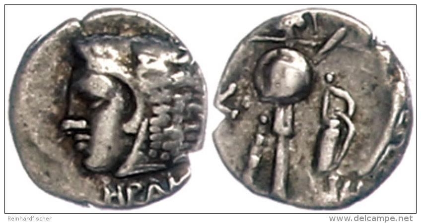 Bithynia, Herakleia Pontica, Trihemiobol (0,86g), 364-352 V. Chr., Tyrann Klearchos. Av: Kopf Des Jungen Herakles... - Grecques