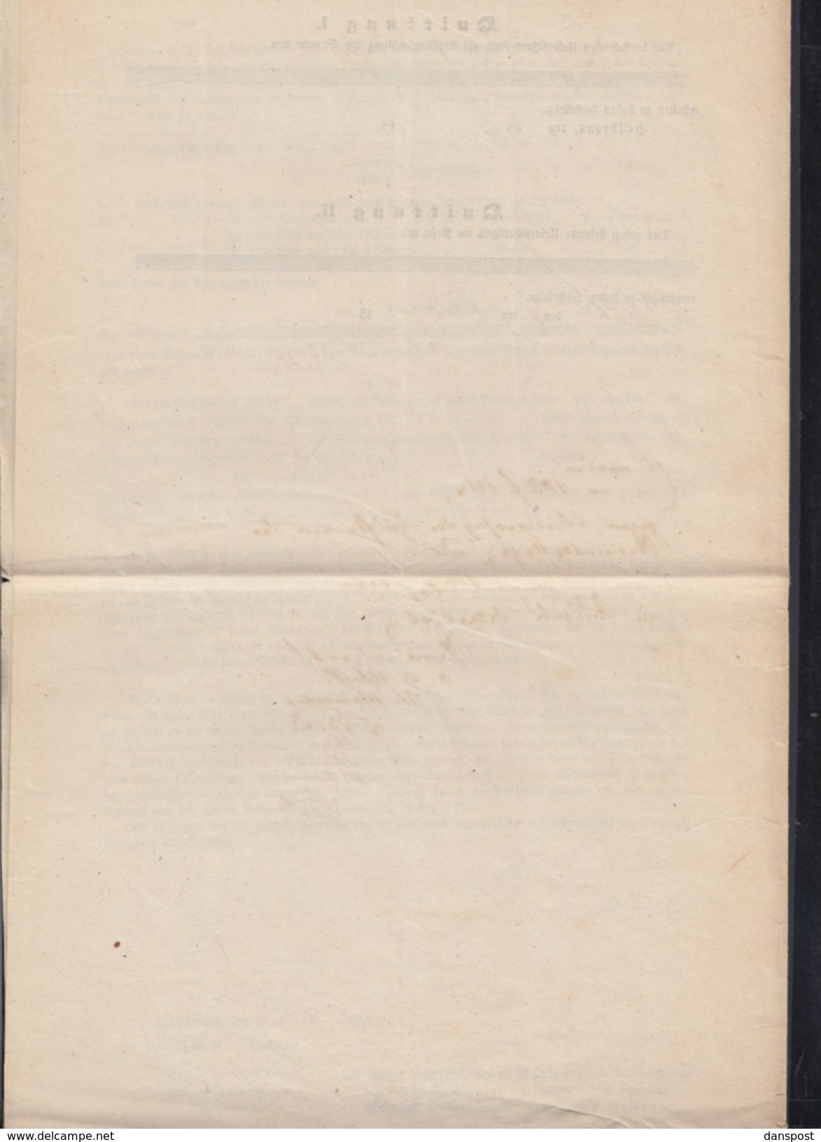 Württemberg Heilbronn Schiffs-Contract Für Auswanderer Nach USA 1851 - Historical Documents