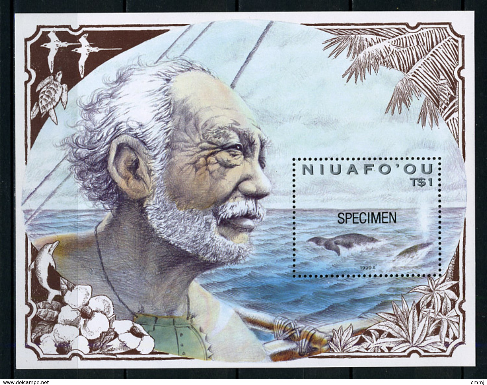 1990A - NIUAFO'OU - Mi. Nr. Block 10 SPECIMEN - NH - (G-EA - 38) - Tonga (1970-...)