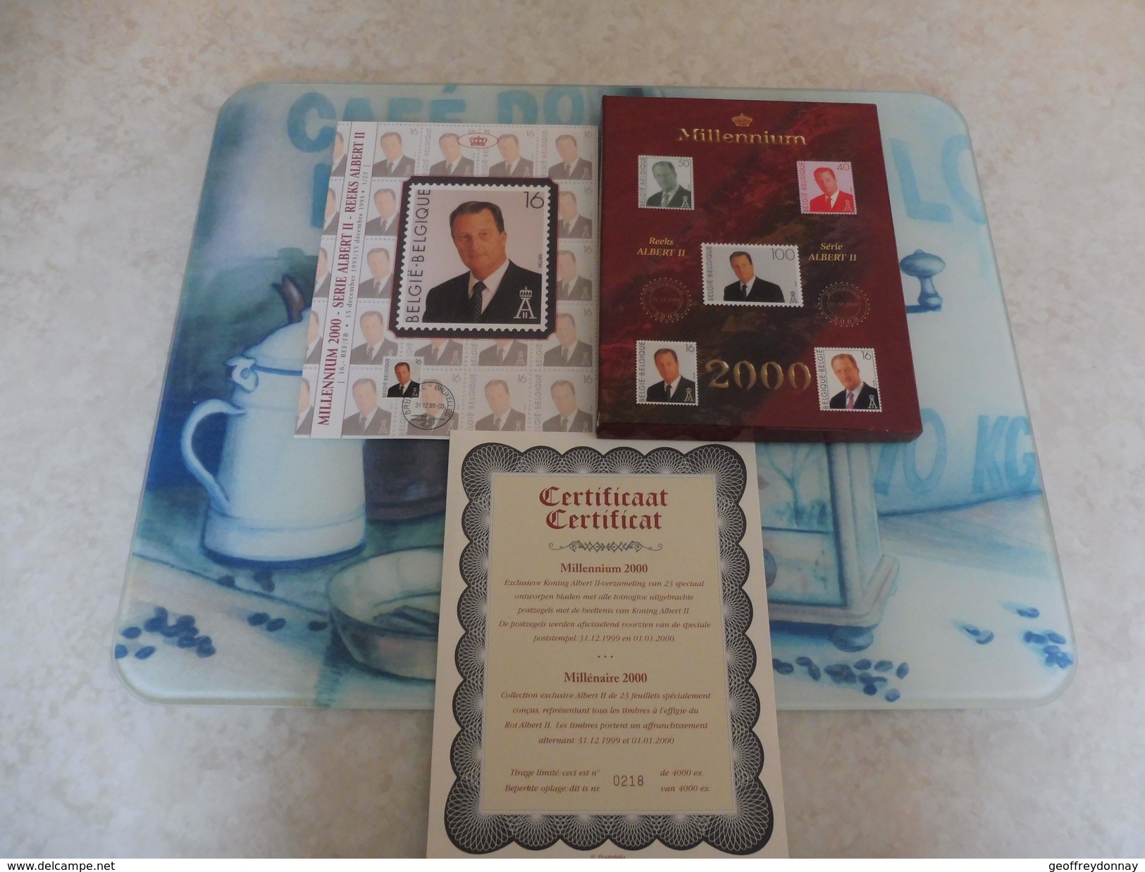 Belgique Coffret Millennium Albert 2( 23 Cartes Souvenirs) Peu Courant - Cartes Souvenir – Emissions Communes [HK]