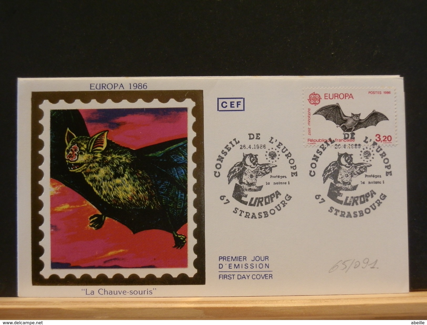 65/091  FDC  FRANCE - Bats