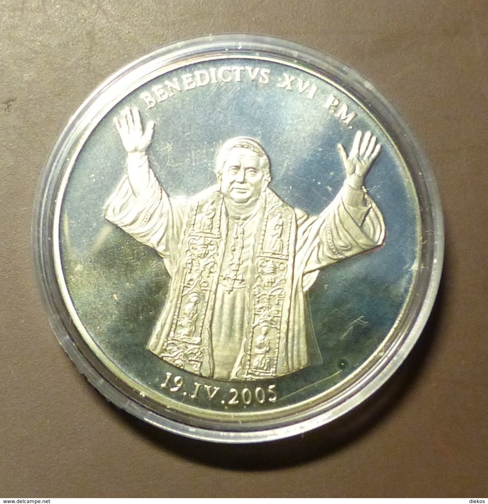 Medalla Token Jeton Alemania Benedictus XVI  #m159 - Sonstige & Ohne Zuordnung