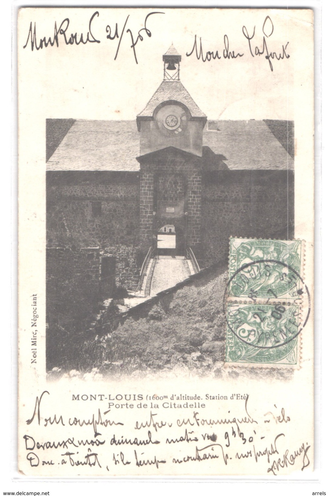 FR66 MONT LOUIS - MIRC -  Porte De La Citadelle - Belle - Autres & Non Classés