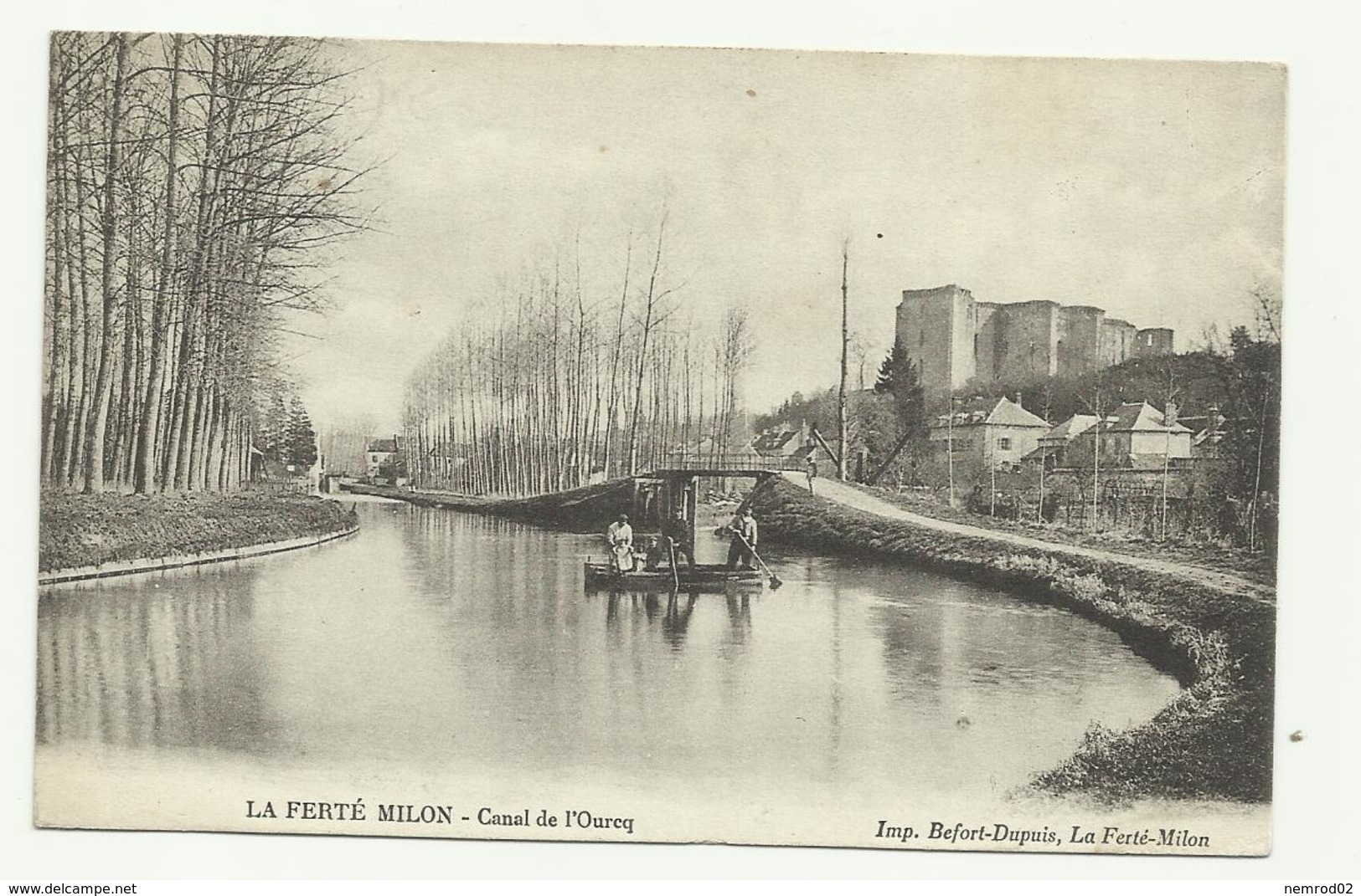 LA FERTE MILON Canal De L'Ourcq - Sonstige & Ohne Zuordnung