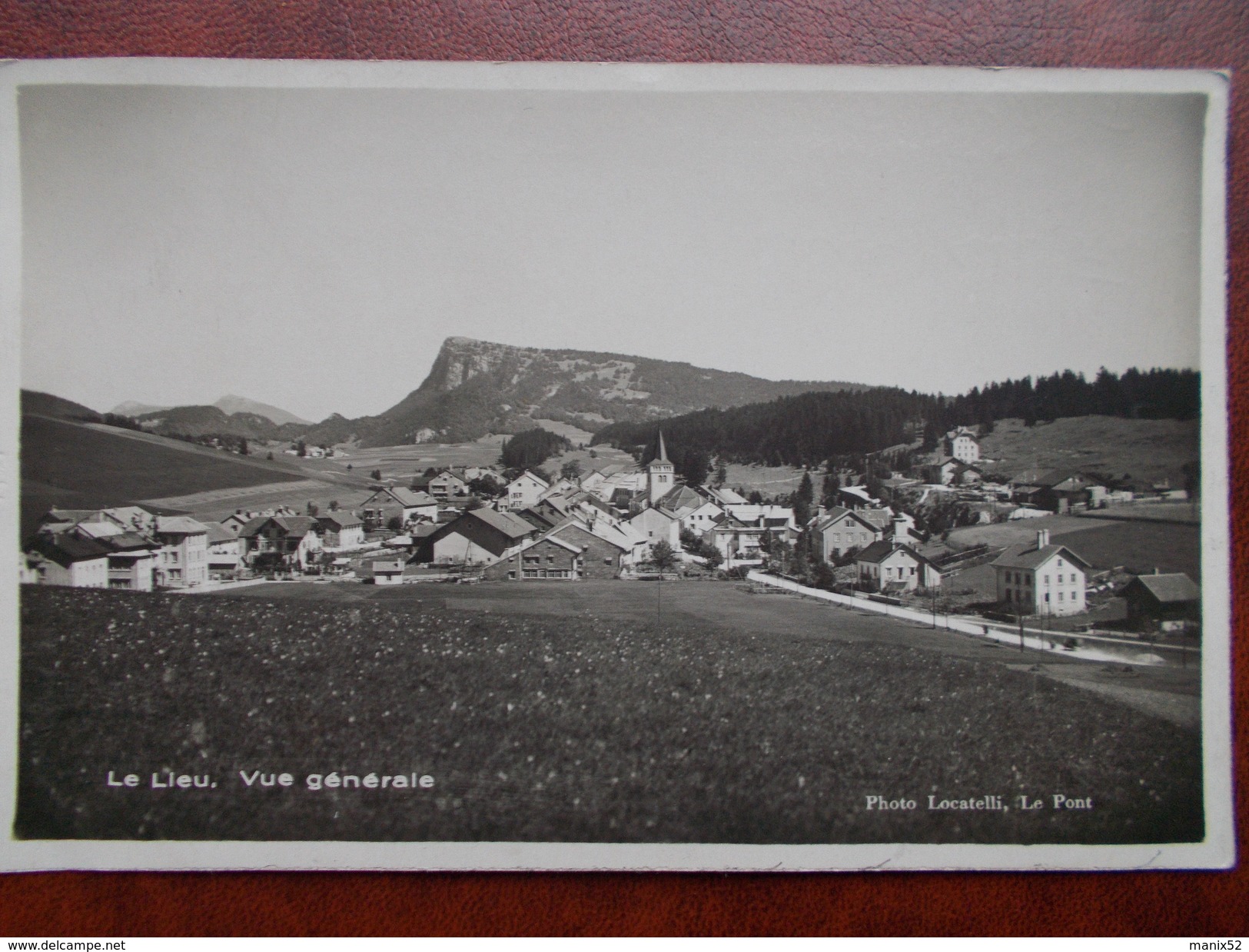 SUISSE - LE LIEU - Vue Générale. (CPSM Rare) - Le Lieu