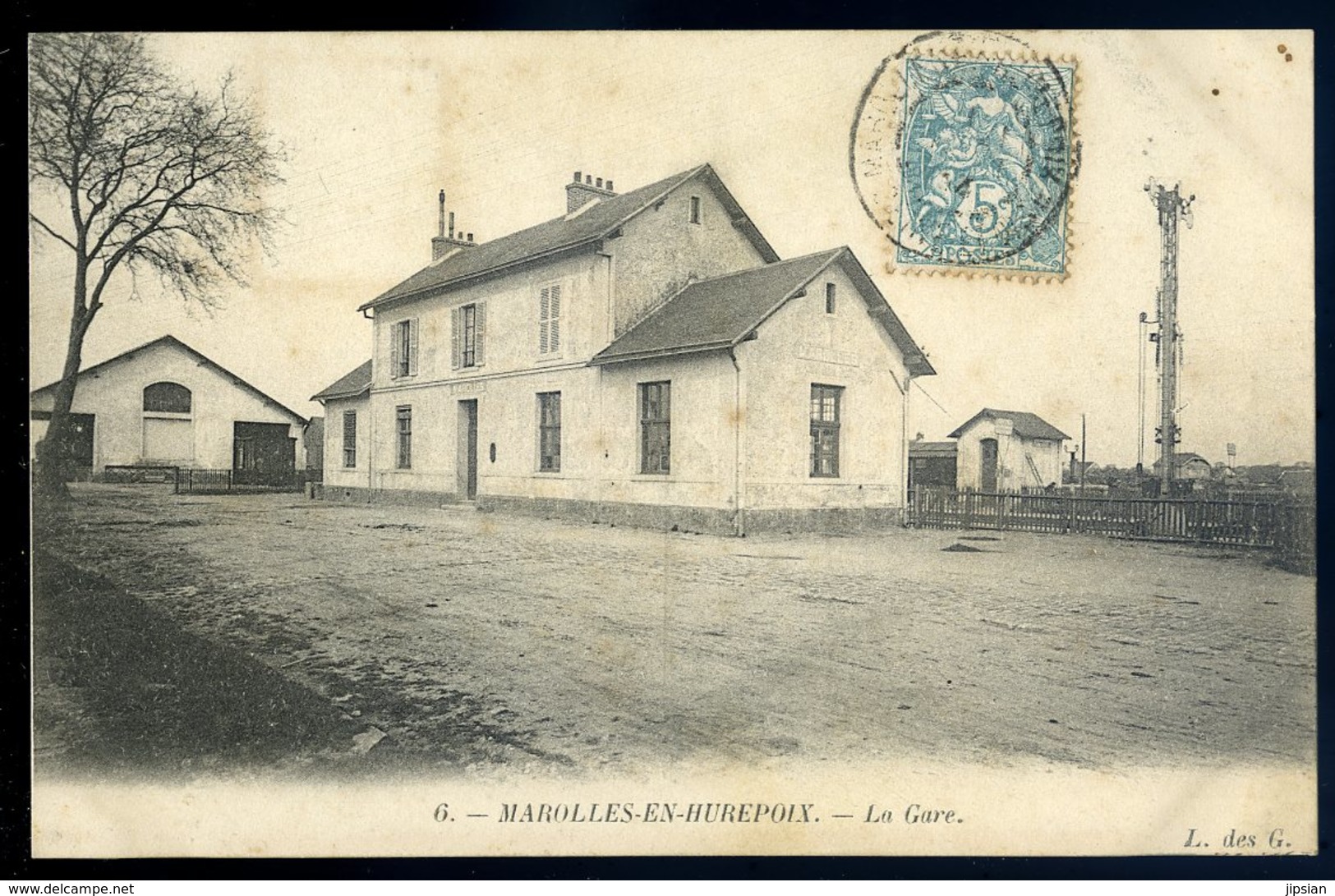 Cpa  Du 91 --  Marolles En Hurepoix - La Gare   .. Canton Brétigny  YPO1 - Bretigny Sur Orge