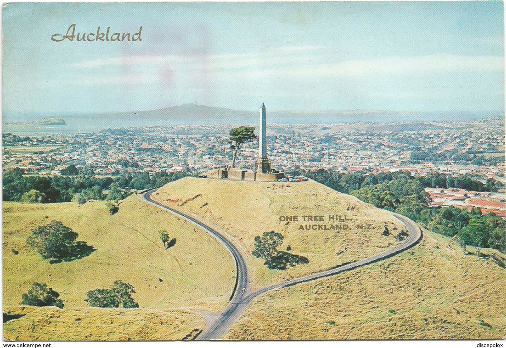 T1276 Auckland - Cornwall Park - One Tree Hill / Viaggiata 1977 - Nuova Zelanda