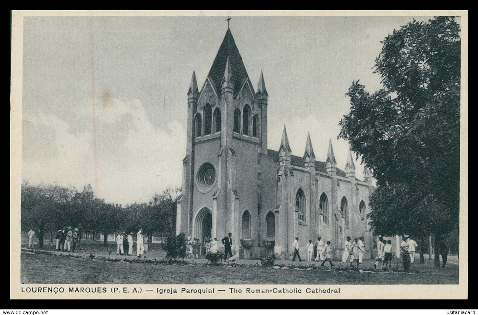 LOURENÇO MARQUES -  Igreja Paroquial ( Ed. Santos Rufino Nº C/11) Carte Postale - Mosambik