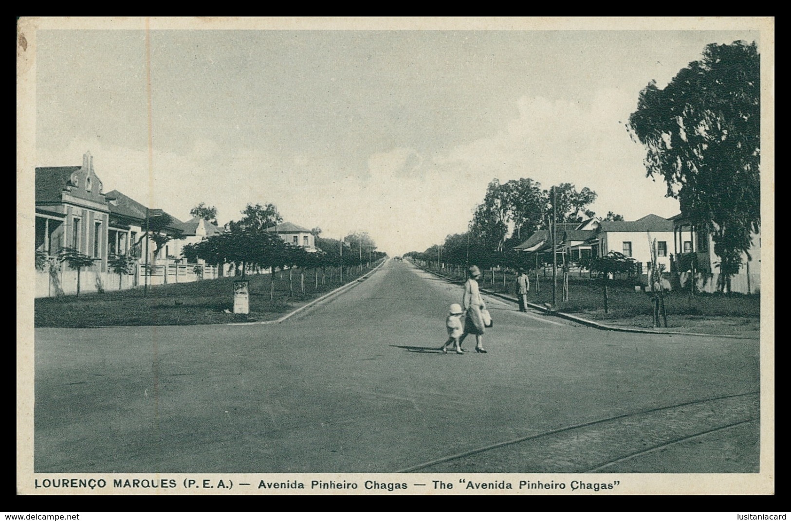 LOURENÇO MARQUES - Avenida Pinheiro Chagas  ( Ed. Santos Rufino Nº D/3) Carte Postale - Mozambique