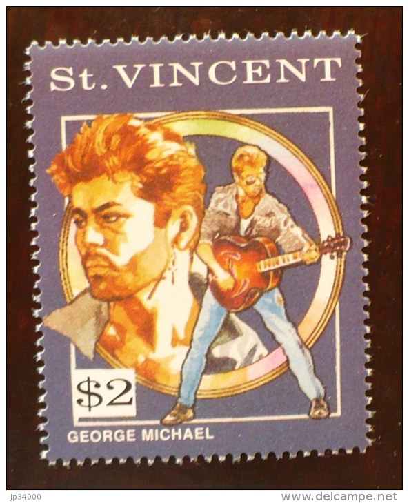 SAINT VINCENT, Musique, Rock N Roll, GEORGES MICHAEL  1 Valeur Emise En 1998. ** MNH - Cantantes