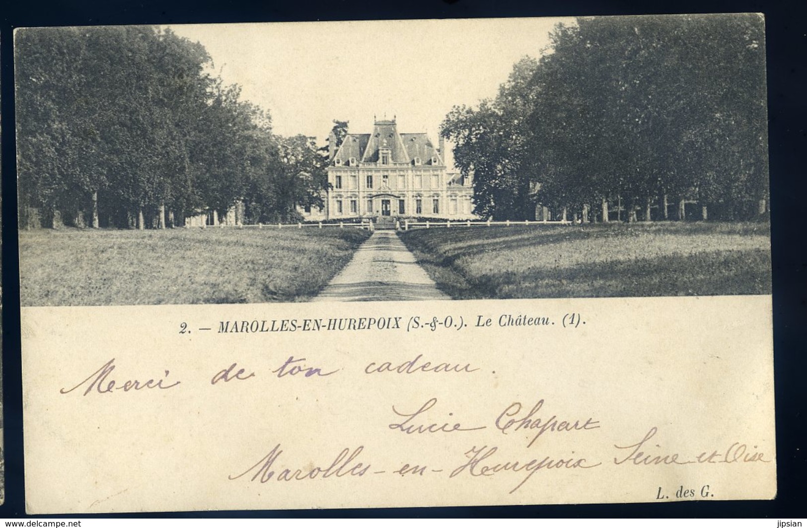 Cpa Du 91 --  Marolles En Hurepoix Le Château       ... Canton De  Brétigny  YPO1 - Bretigny Sur Orge