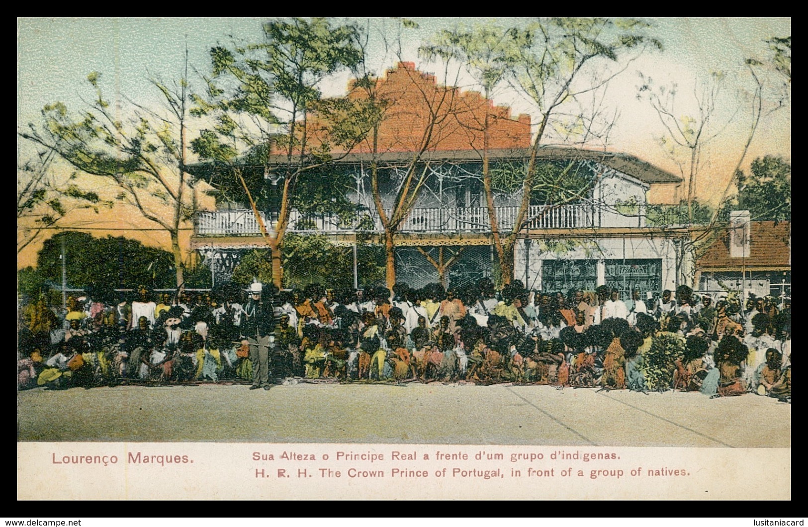 LOURENÇO MARQUES - Esperando Para Começar O Batuque. ( Ed. Spanos & Tsitsias Nº 4776) Carte Postale - Mozambique