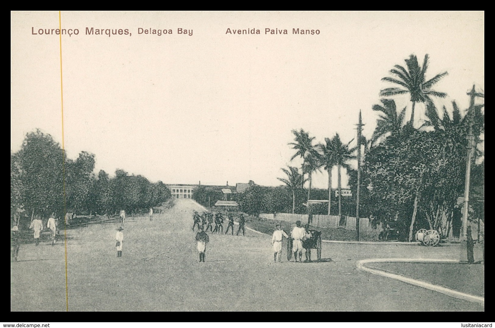 LOURENÇO MARQUES - Avenida Paiva Manso ( Ed. Spanos & Tsitsias Nº 6768) Carte Postale - Mozambique