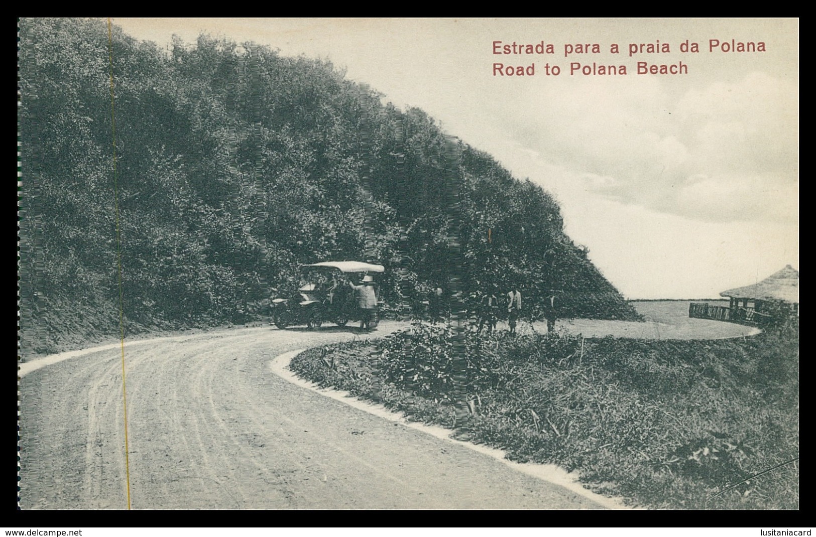 LOURENÇO MARQUES - Estrada Para A Praia Da Polana ( Ed. Spanos & Tsitsias Nº 6780) Carte Postale - Mozambico