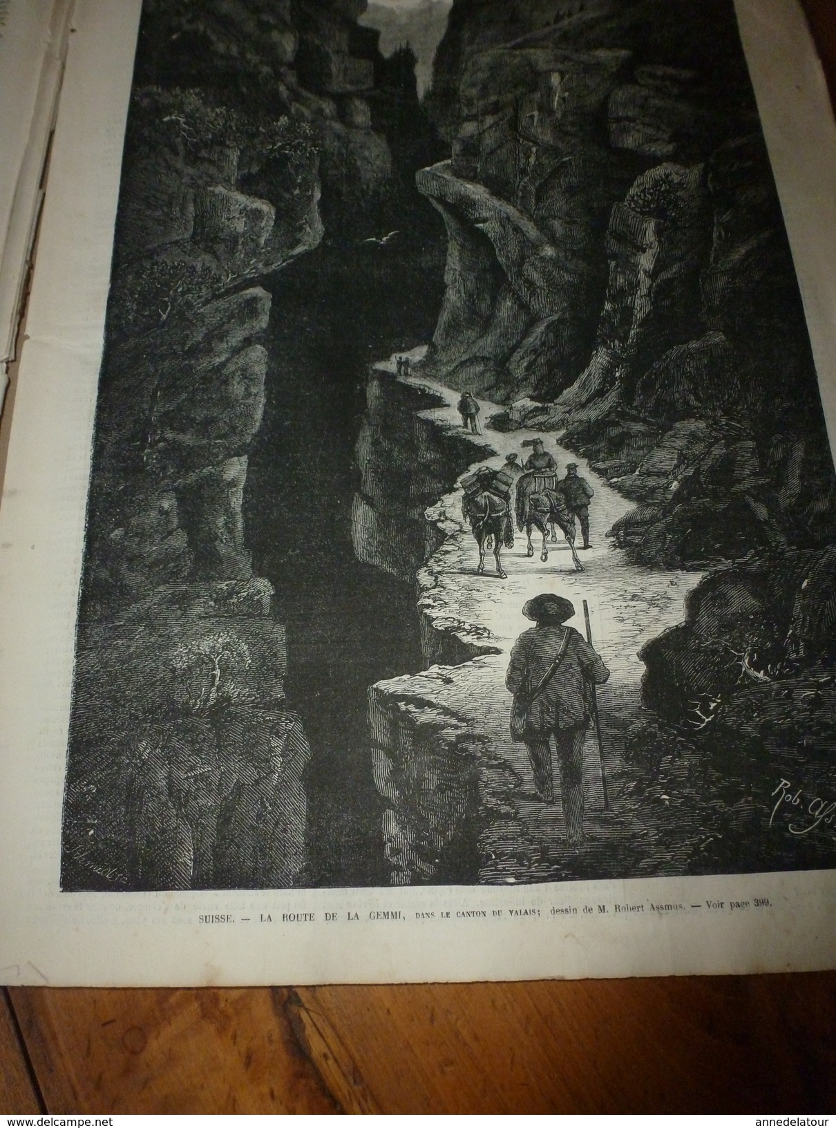 1868 Course chevaux;Wiesbaden;Venise;Route de la GEMMI en Suisse; Agnès de Salm-Salm; La ROMAIKA (danse grecque); etc