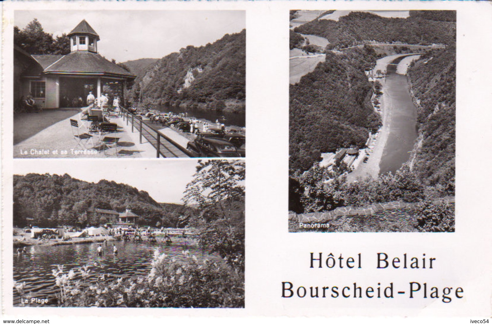 1955 Bourscheid Plage " Hôtel Bel-air " - Bourscheid