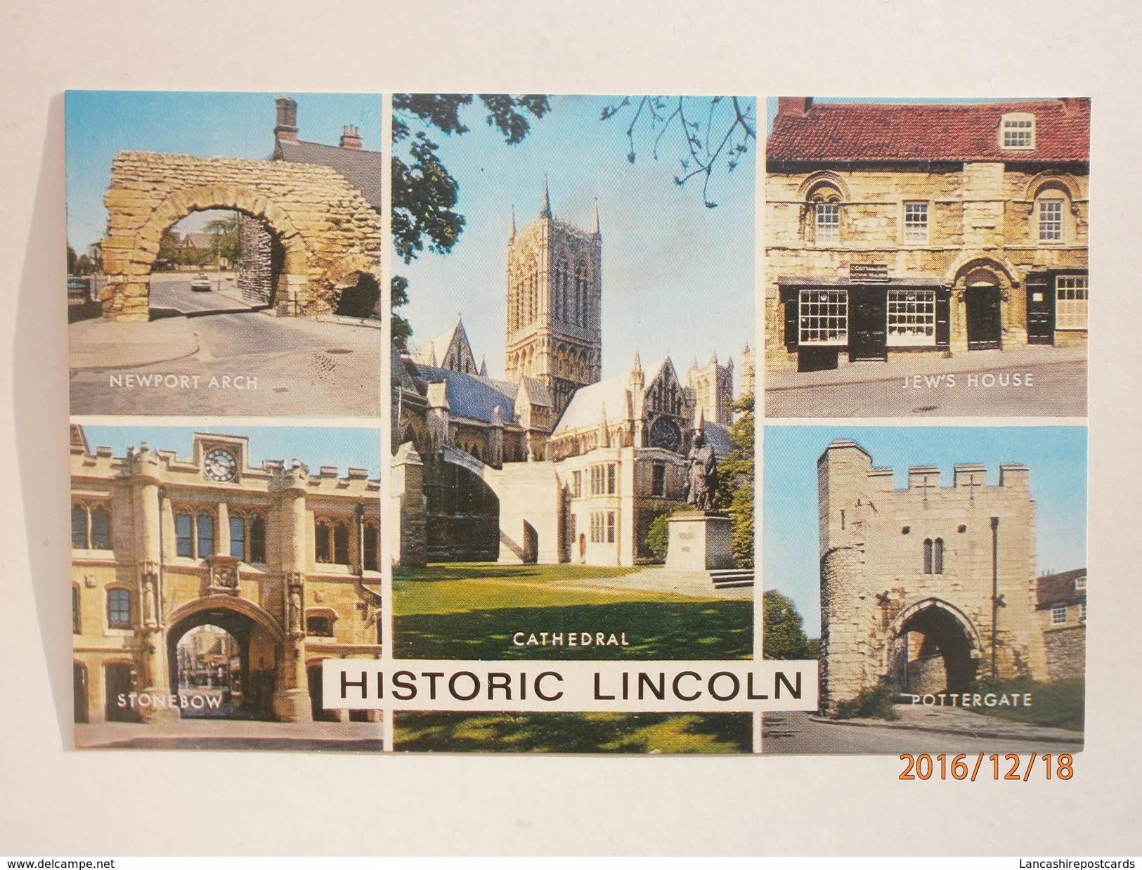 Postcard Historic Lincoln ( Multiview )  Lincolnshire My Ref B1251 - Lincoln