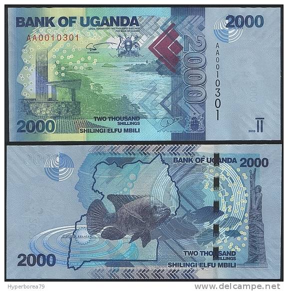 Uganda P 50 - 2000 2.000 Shillings 2010 - UNC - Ouganda