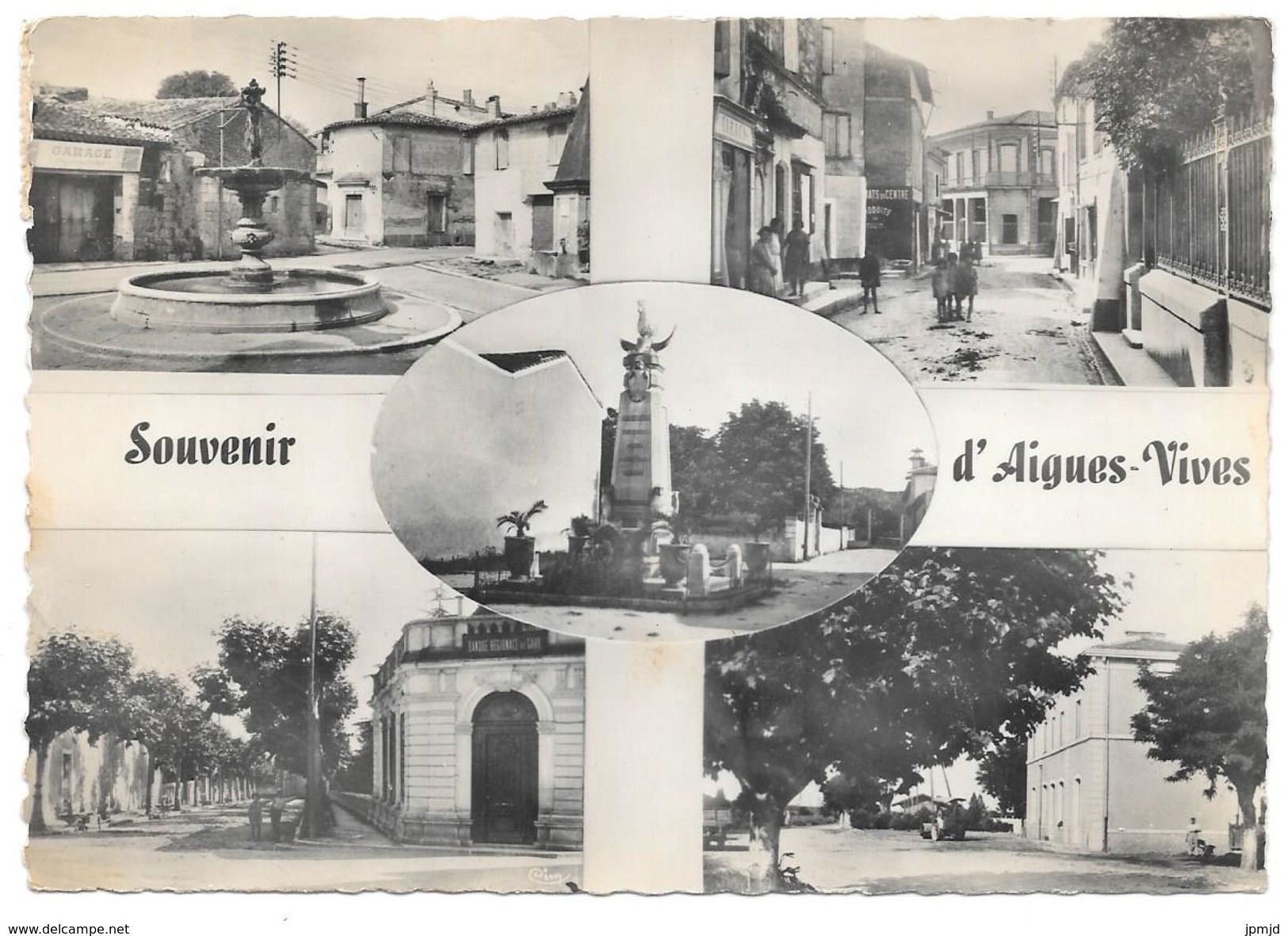 30 - Souvenir D'Aigues Vives - Multi Vues - Ed. Combier - 1953 - Aigues-Vives