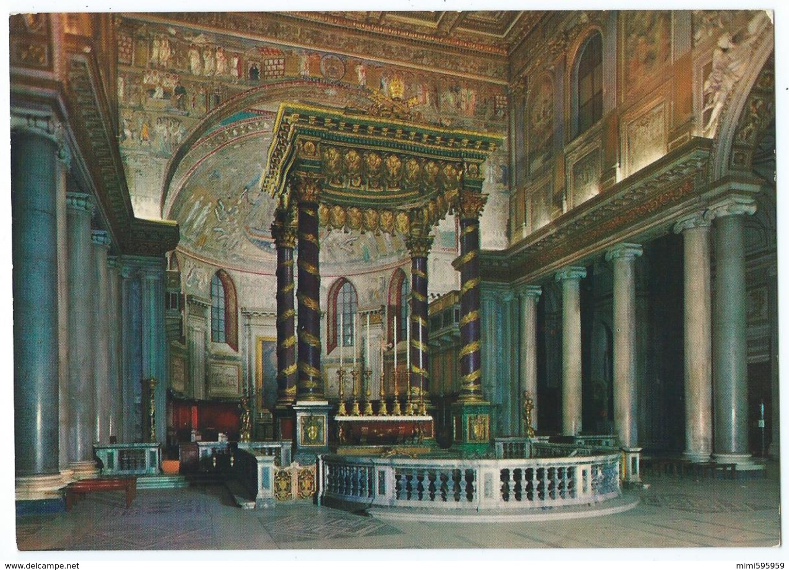 ROME / ROMA -Basilica Di Santa Maria Maggiore -Interno / Basilique De Sainte-Marie Majeure -Non écrite -Scan Recto-verso - Churches