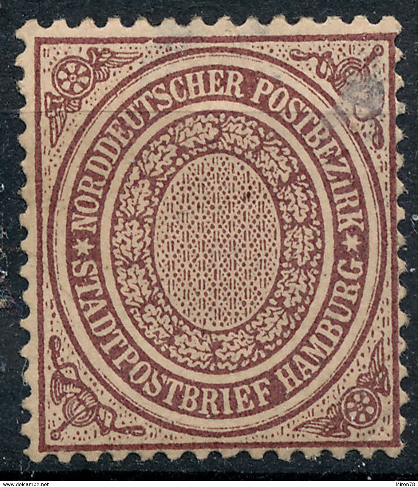 Stamp German States NORTH GERMAN CONFEDERATION 1868-69 1/2s Mint  Lot2 - Postfris