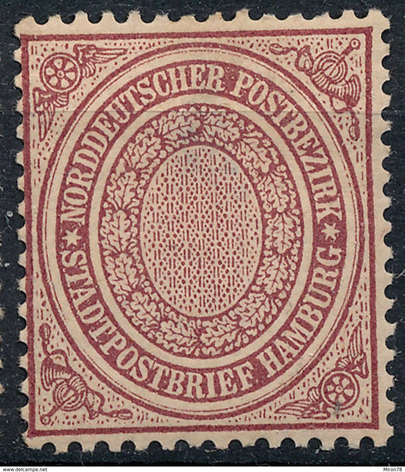 Stamp German States NORTH GERMAN CONFEDERATION 1868-69 1/2s Mint  Lot3 - Postfris