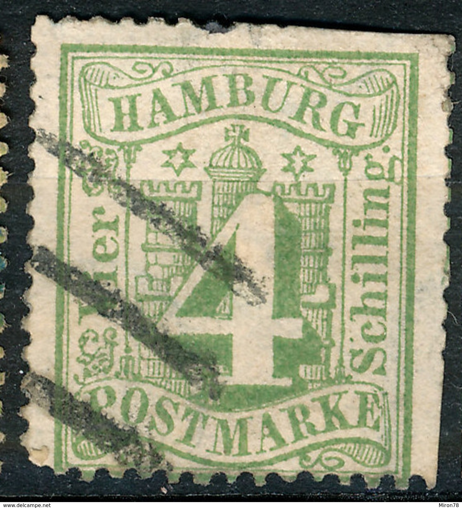 Stamp German States Hamburg  1864-65 2 1/2s Used  Lot24 - Hamburg