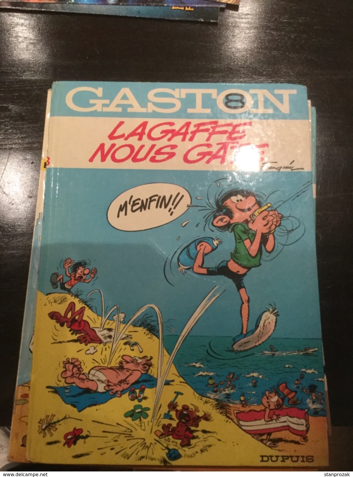 Gaston Lagaffe Nous Gâte Dos Rond - Gaston
