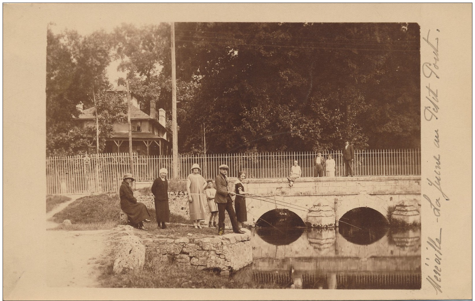 91 - MÉRÉVILLE - Essonne - La Juine Au Petit Pont - Carte Photo - Mereville